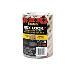 Scotch Box Lock Packing Tape 3in Core (Pack of 3) 3950-LR3-DC