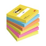 Post-it Notes 76x76mm Energetic Colour Collection (Pack of 6) 50021