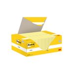 Post-it Notes 38x51mm Canary Yellow VALUE PACK 4 FREE Pads (Pack of 20) 653CY-VP20
