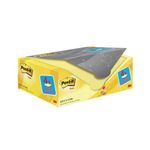 Post-it Notes 76x127mm Canary Yellow VALUE PACK 4 FREE Pads (Pack of 20) 655CY-VP20