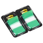 Post-it Index Tabs Dispenser with Green Tabs (2 Pack) 680-G2EU