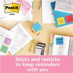 Post-it Notes Beachside Colour 76x127mm x100 Pack of 6 655-6-BEA