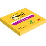 Post-it Notes Super Sticky 76x76mm Ultra Yellow 90 Sheets (Pack of 6) 654-S6