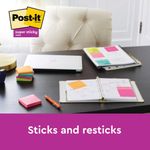 Post-it Super Sticky Notes 76x76mm 90 Sheets Cosmic (Pack of 6) 654-6SS-COS