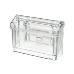 Announce Outdoor Grab a Card Business Card Holder Wall Mounted Crystal Clear AA10449