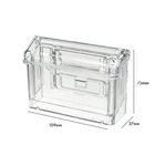 Announce Outdoor Grab a Card Business Card Holder Wall Mounted Crystal Clear AA10449