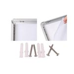 Announce by 5 Star 25mm Snap Frame A2 Mitred Crnr White Frame AA10586