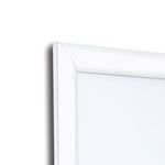 Announce 25mm Snap Frame A1 with Mitred Corners White Frame AA10587