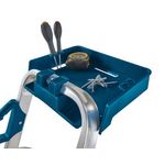 Werner Workstation 4 Tread Stepladder Twin Handrails Blue 7050418L