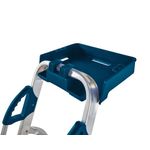 Werner Workstation 4 Tread Stepladder Twin Handrails Blue 7050418L