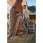 Werner Workstation 5 Tread Stepladder Twin Handrails Blue 7050518L