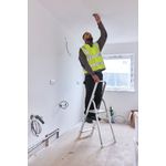 Werner 3 Tread Stepladder with High Handrail Aluminium 7400318L