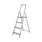 Werner 4 Tread Stepladder with High Handrail Aluminium 7400418L