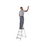 Werner 4 Tread Stepladder with High Handrail Aluminium 7400418L