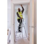 Werner 4 Tread Stepladder with High Handrail Aluminium 7400418L