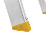 Werner 4 Tread Stepladder with High Handrail Aluminium 7400418L