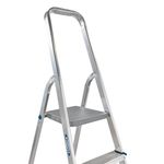 Werner 4 Tread Stepladder with High Handrail Aluminium 7400418L