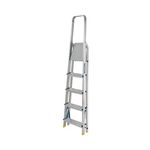 Werner 5 Tread Stepladder with High Handrail Aluminium 7400518L