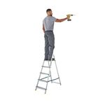 Werner 5 Tread Stepladder with High Handrail Aluminium 7400518L