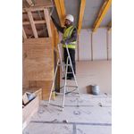 Werner 5 Tread Stepladder with High Handrail Aluminium 7400518L