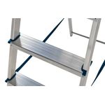 Werner 5 Tread Stepladder with High Handrail Aluminium 7400518L