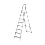 Werner 8 Tread Stepladder with High Handrail Aluminium 7400818L