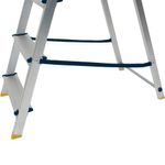 Werner 2 Tread Stepladder with High Handrail Aluminium 7400218L