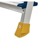 Werner Workstation 3 Tread Stepladder Twin Handrails Blue 7050318L