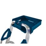 Werner Workstation 3 Tread Stepladder Twin Handrails Blue 7050318L