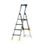 Werner AdjustaStep PRO 4 Tread Stepladder Blue 75076