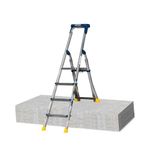 Werner AdjustaStep PRO 4 Tread Stepladder Blue 75076