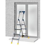Werner AdjustaStep PRO 4 Tread Stepladder Blue 75076