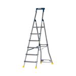 Werner AdjustaStep PRO 6 Tread Stepladder Blue 75077