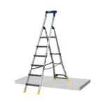 Werner AdjustaStep PRO 6 Tread Stepladder Blue 75077