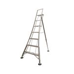 Werner Adjustable 5 Tread Tripod Ladder with High Handrail 92505