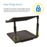 Kensington SmartFit Laptop Riser Height Adjustable Black K52783WW