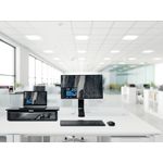 UVStand Monitor Stand with UV Sanitisation Compartment 598 x 295 x 126mm Black K55100WW