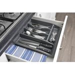Addis Cutlery Tray Metallic Grey 510855
