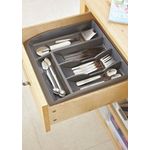 Addis Cutlery Tray Metallic Grey 510855