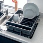 Addis Draining Rack 380x480x110mm Metallic Grey 510815