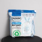 Addis Drawstring Bin Liner 50-60L 15 Liners Per Roll Pack of 3 520094