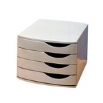 Jalema Desktop 4 Drawer Desktop Set Grey A6862-541 J26863GRY