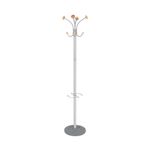 Alba Vienna Coat Stand 350x350x1790mm Metal/Wood PMVIENNA