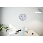 Alba Giant Wall Clock60cm ABS Glass/Grey Metal HORGIANT