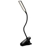 Alba LED Wireless Desk Lamp with Desk Top Clamp Black LEDCLIP N