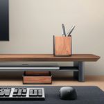 Alba Desktop Tray Black/Walnut ODTRAY W