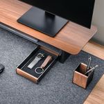 Alba Desktop Tray Black/Walnut ODTRAY W