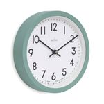 Acctim Elstow Small Office Wall Clock Green 20cm 22845