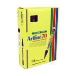 Artline 70 Bullet Tip Permanent Marker Black (Pack of 12) A701