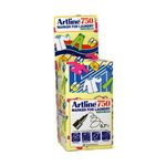 Artline 750 Laundry Marker Bullet Tip Fine Black (Pack of 12) A750